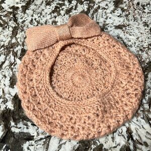 Cute pink/peach beret